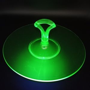 1930's Depression Glass serving tray